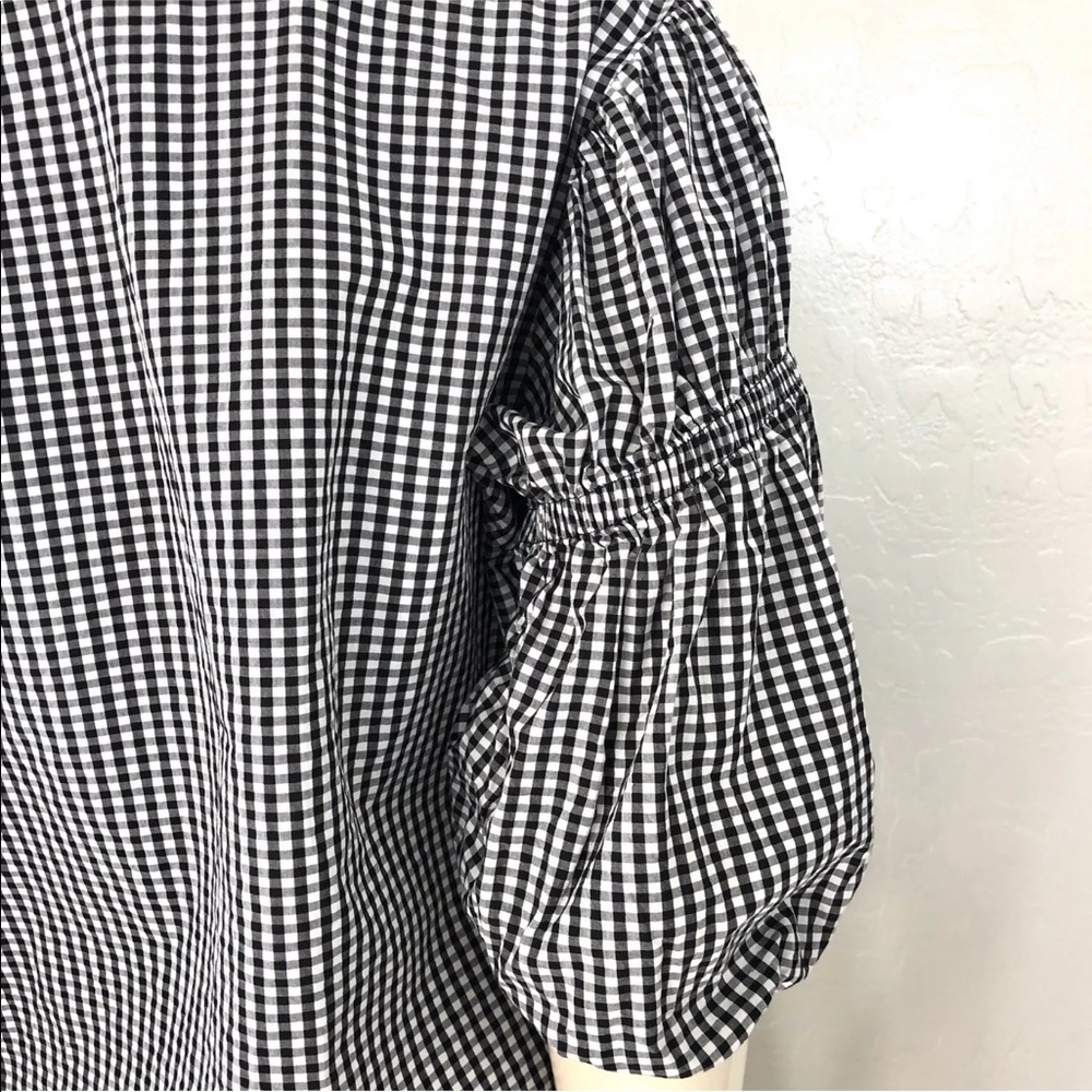 H&M Trend Women's Gingham Button Down Shirt - Picture 6 of 8